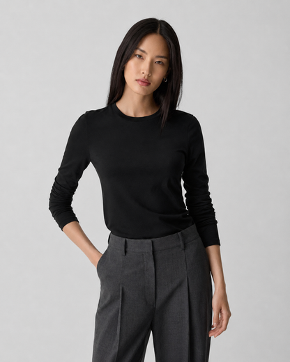 Long-Sleeve Tee in Organic Cotton