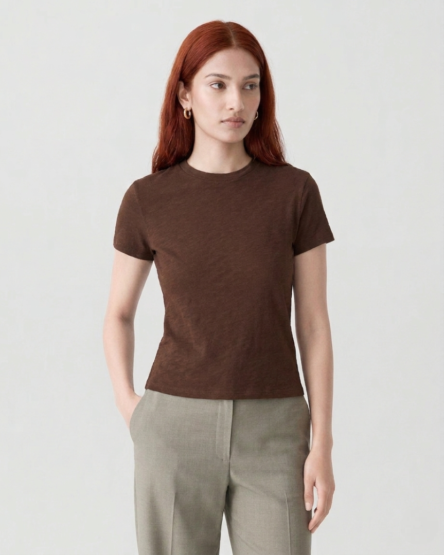 Organic Slub Cutton Tee