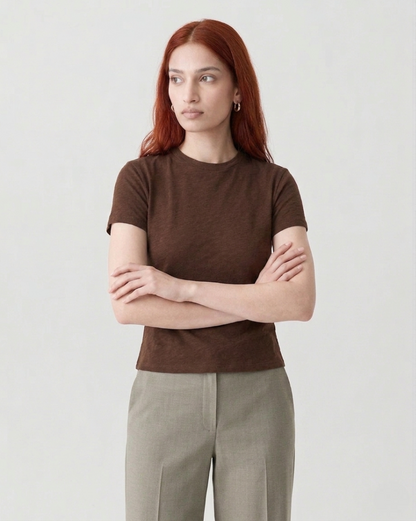 Organic Slub Cutton Tee