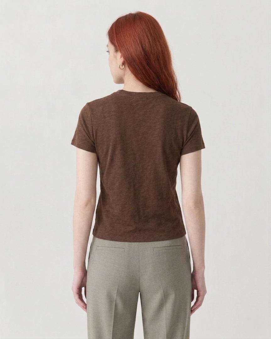 Organic Slub Cutton Tee