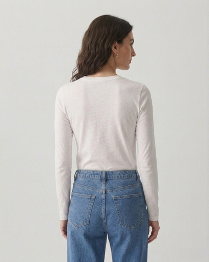 Long-Sleeve Tee in Organic Cotton